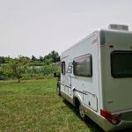 Banat terra, kamperom na reku Stara Tisa, Bačko Gradište